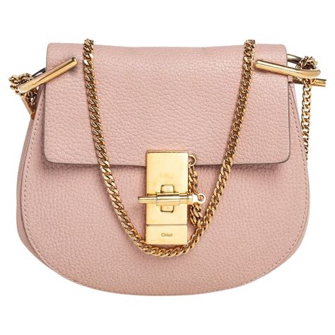 Faye leather handbag Chloé Beige in Leather 